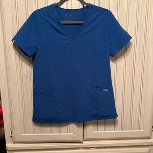 Figs Women's Scrub Set in Royal Blue